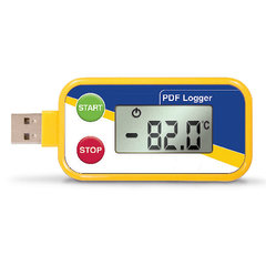超低温USB-80度温度データーロガー(15日計)　日本語製品検査証明書付／品番　M994T-51812D