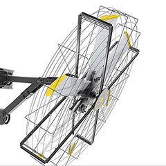 静音天吊壁掛両用大型工場扇2000mm 品番　M3469AE-2000W