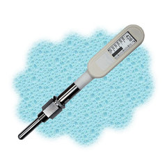水銀棒温度計代替デジタル温度計（ウエル保護管付き）／ 品番　M323MT-811M