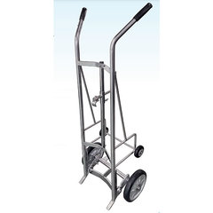 ステンレス製ドラム缶運搬台車(調整クランプ式) 品番　MB25K298N-SUS