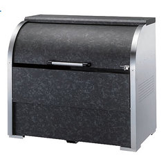 ステンレスゴミ収集庫リン酸処理風柄シート（W1300×D750×H1160mm）／品番　M1584KS-1307-RS2T