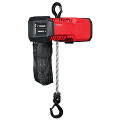 充電式小型電動チェーンブロック1Ton揚程6m(充電器バッテリー別売)／ 品番　M4349BTG-1TON