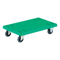 樹脂製平台車（718×468mm/200kg）／品番　M227GC-715JKT