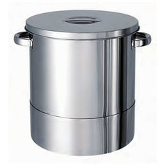 底面が鏡板形状のステンレス容器／品番　M1556TS-ST-18S