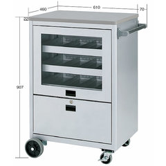 ノートパソコンツールワゴン台車／品番　M39NP-649WT