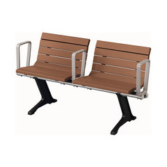 屋外対応2人掛けベンチ（再生木材EMウッド）／品番　M3472RB-AA210M-EM