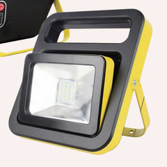 折りたたみ式充電式LED投光器 (1600Lm・無段階調光・IP54防塵防水・1m落下試験合格)／品番　M4033RLF-20A