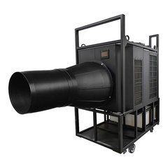 屋外防雨大型冷暖房スポットクーラー (最大50m送風 三相200V)／ 品番　M1076LAH-351NT