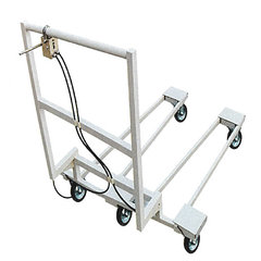 軽量スタツキング1100×1100mmパレット台車 (耐荷重500kg 省スペース収納型)／品番　M2780LP-1111S