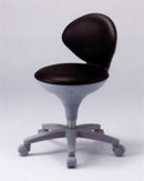 背もたれ付作業椅子/品番M2201S021-VBKT